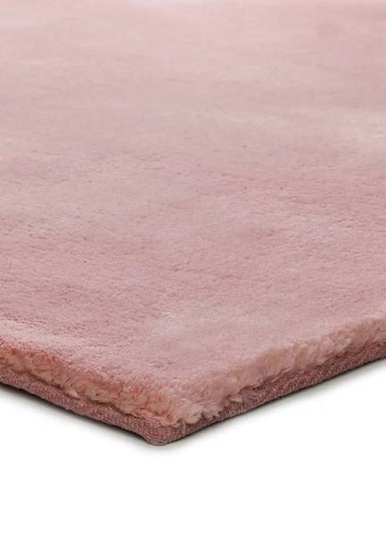 Tapis à poils courts BERNA Rose foncé - 60 x 110 cm