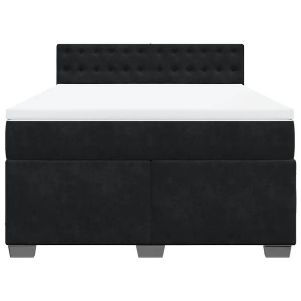Sommier à lattes de lit 3038745 Noir - Largeur : 144 cm