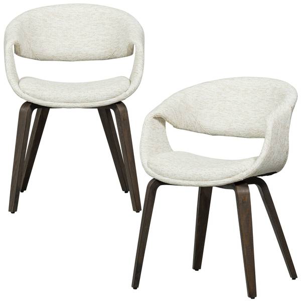 Esszimmerstühle Yossi 2er-Set Beige - Hellbeige - Braun