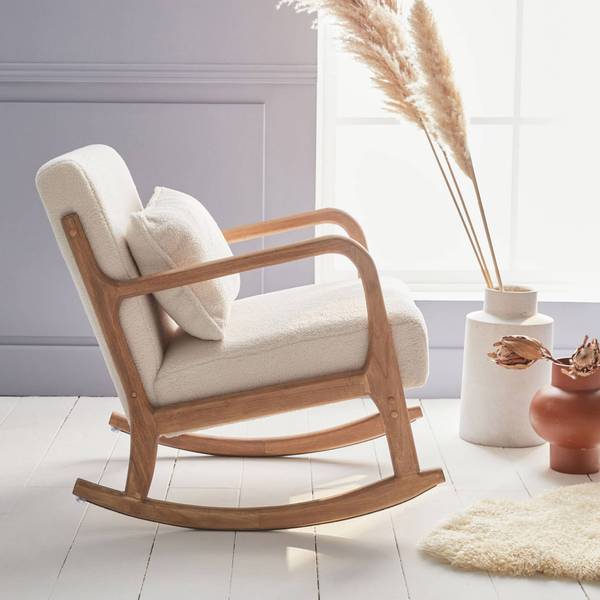 Sessel Weiß - Textil - 80 x 81 x 65 cm