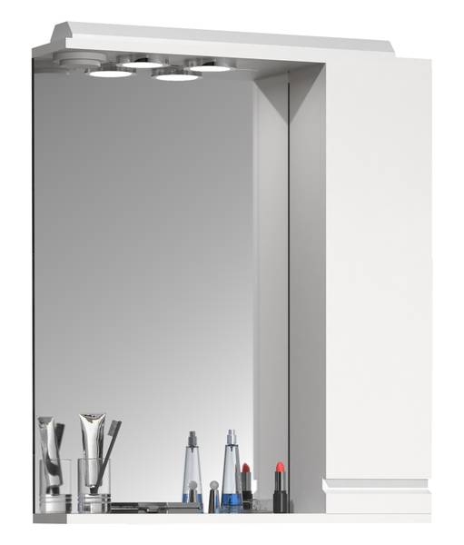 Borne miroir Silora Blanc