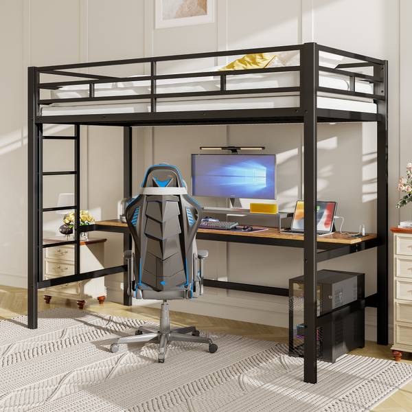 Hochbett EveMetalBuch Ⅰ Schwarz