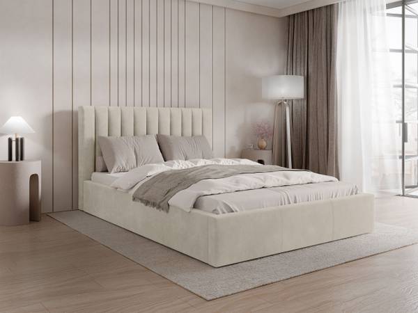 Polsterbett Cosmo Beige - Liegefläche Breite: 140 cm