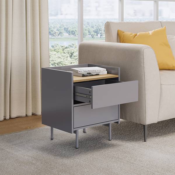 Nachttisch Velina 57366 Grau
