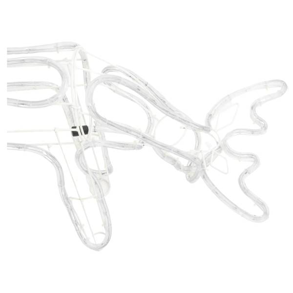 Weihnachtsbeleuchtung 3154306 2er Set Weiß - Metall - Kunststoff - 31 x 45 x 73 cm