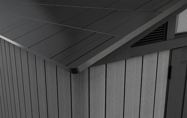 Gartenhaus Stronghold 2.0 Grau - Kunststoff - 238 x 251 x 305 cm