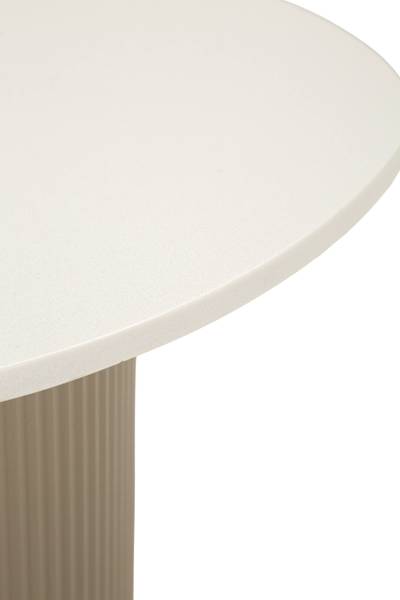 Besteilltisch Frankfurt Grau - Metall - 48 x 39 x 46 cm