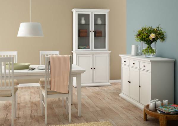 Sideboard Venedig Cremeweiß - Weiß