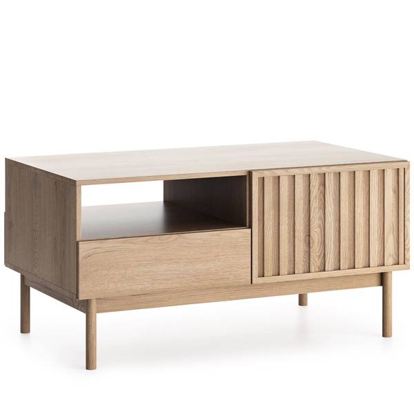 Kaffeetisch HYRMA Braun - Holzwerkstoff - 106 x 53 x 64 cm