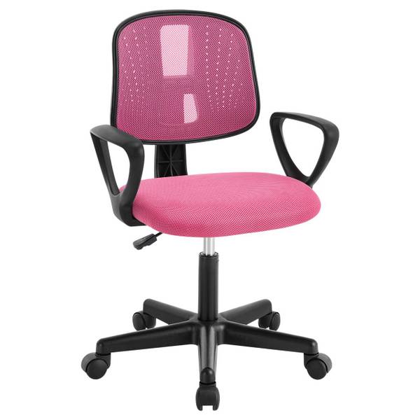 Bürostuhl Irakli Schwarz - Hellrosa