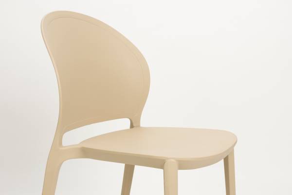 Esszimmerstuhl SJOERD   4er-Set Beige