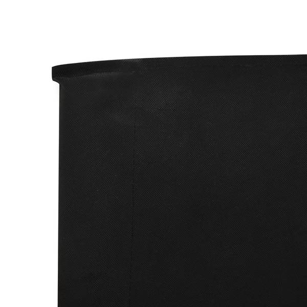 Windschutz 3000901-3 Schwarz - Polyester - 1 x 160 x 800 cm