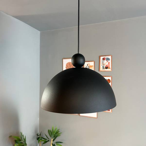 Pendelleuchte SWMYimpi Schwarz - Metall - 30 x 30 x 30 cm
