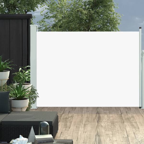 Auvent latéral 3000732-2 Blanc crème - Hauteur : 100 cm