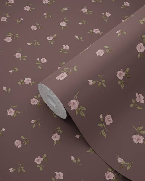 Tapete 139835 Violett - Fleece - 50 x 900 x 50 cm