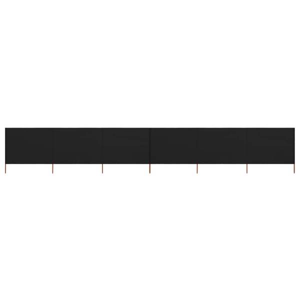 Windschutz 3000901-3 Schwarz - Polyester - 1 x 160 x 800 cm