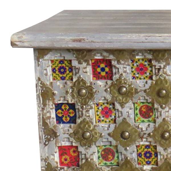 Aufbewahrungstruhe 4523319462 Massivholz - 146 x 45 x 40 cm
