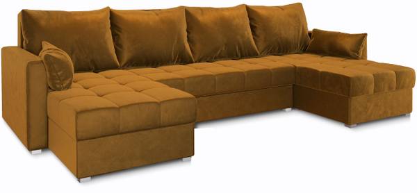 Ecksofa NAKO Senfgelb
