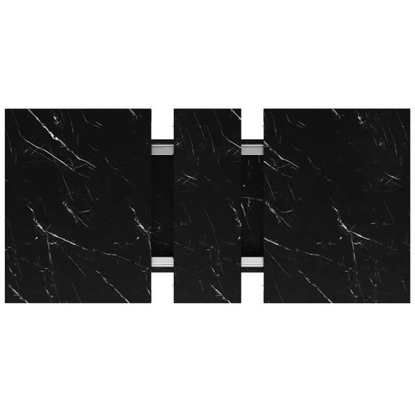 Esstische Tectum Schwarz - Holzwerkstoff - 110 x 76 x 80 cm