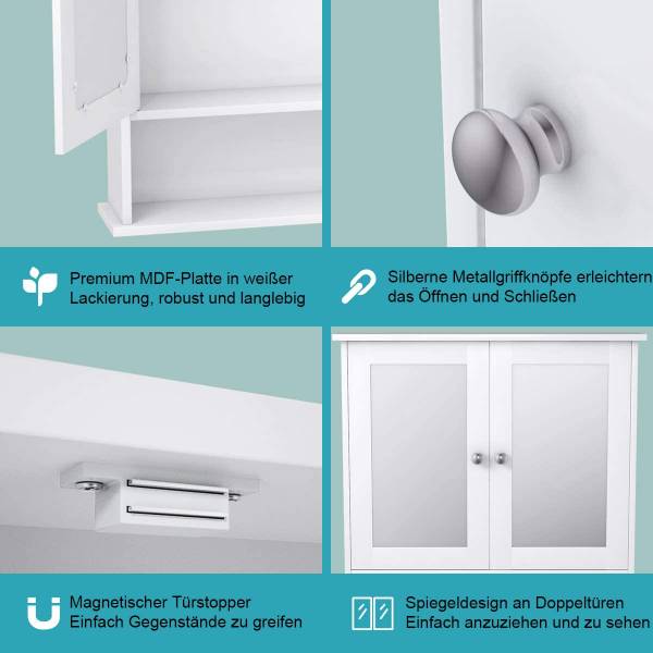 Spiegelschrank Badezimmer Weiß