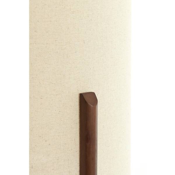 Tischleuchte Litto Braun - Holzwerkstoff - Massivholz - 28 x 44 x 28 cm