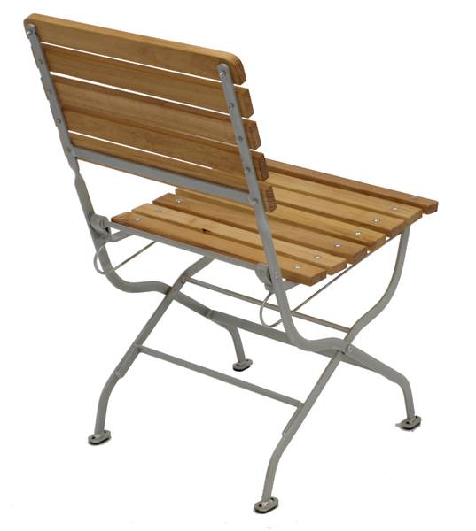 Set Passau 3-teilig Braun - Robinie - Stahl - 77 x 72 x 77 cm