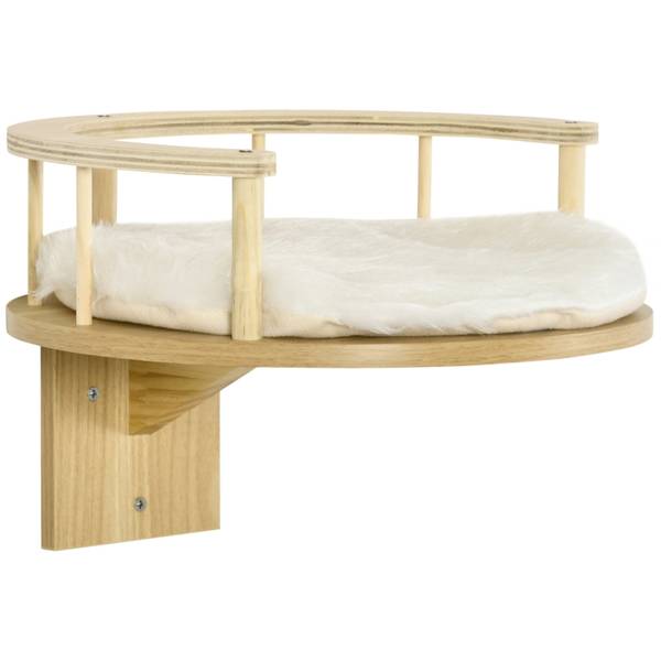 Wandmontiertes Katzenbett CP40 Braun - Textil - 11 x 11 x 34 cm