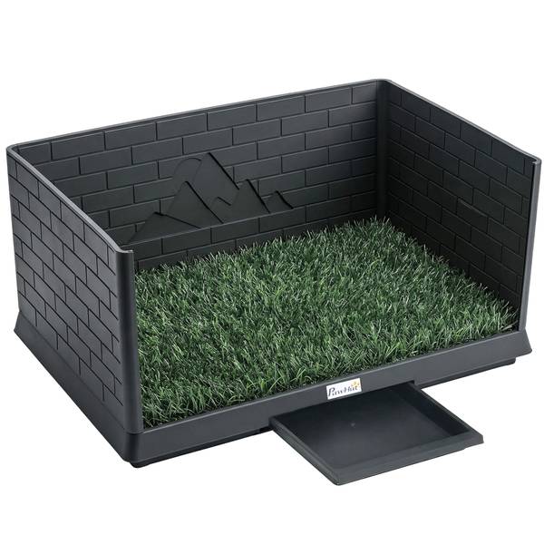 Hundetoilette D07-070V00BK Schwarz - Kunststoff - 51 x 37 x 75 cm