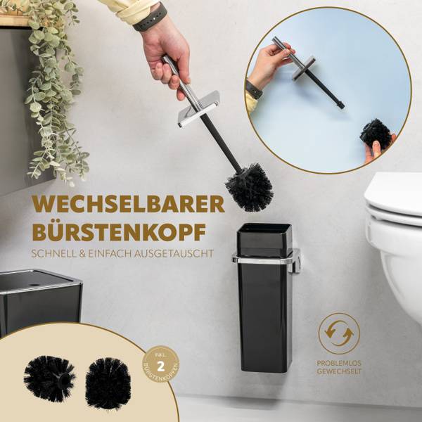 Toilettenbürste Savona 91763 Schwarz