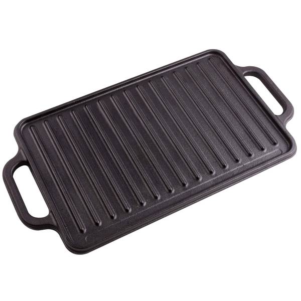 Grillplatte VIC-36058 Schwarz - Gusseisen - 21 x 1 x 21 cm