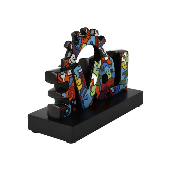 Figur Evolution of love Porzellan - 1 x 15 x 22 cm