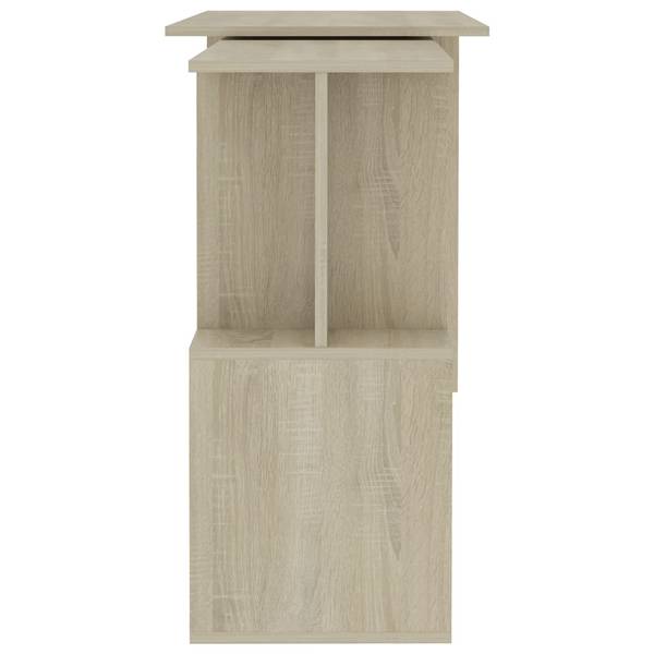 Bureau 3000642 bruin - plaatmateriaal op houtbasis - 50 x 76 x 200 cm