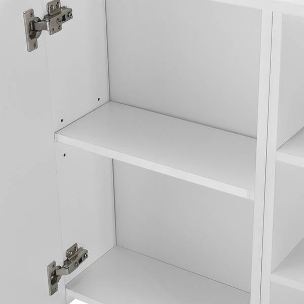 Bad-Hängeschrank Harstad Weiß