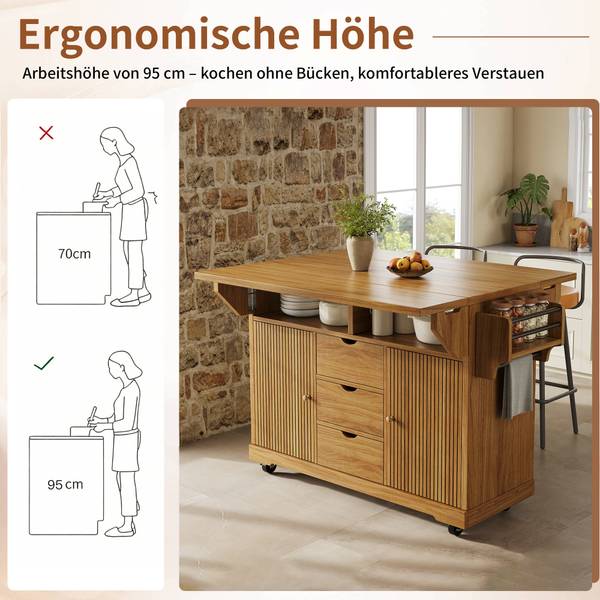 Servierwagen Hestia Ⅰ Eiche