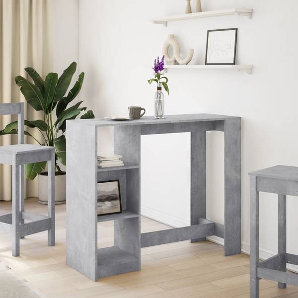 Bartisch XT9539 Grau - Holzwerkstoff - 46 x 104 x 124 cm