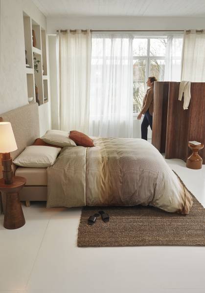 Bettwäsche Jenn 2-teilig Beige - 135 x 200 cm