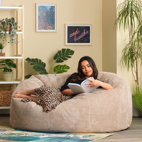 Riesensitzsack Flauschig Soul Beige