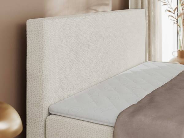 Boxspringbett JAGUAR Weiß - H4 - Liegefläche Breite: 140 cm