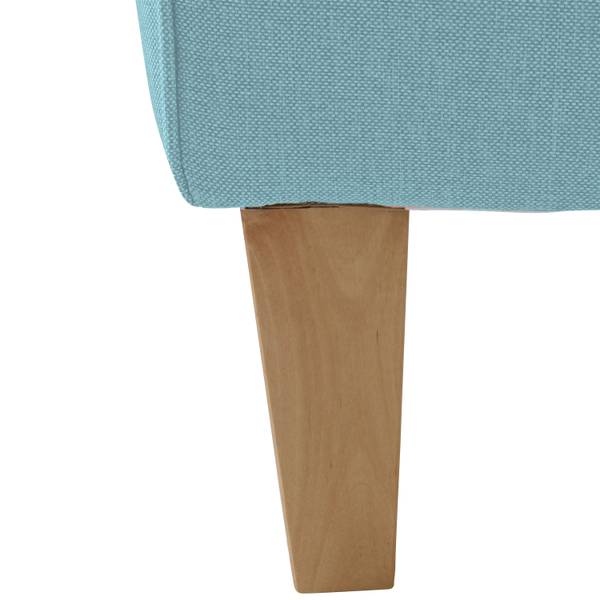 Ohrensessel Sarron Leinenoptik Blaugrau