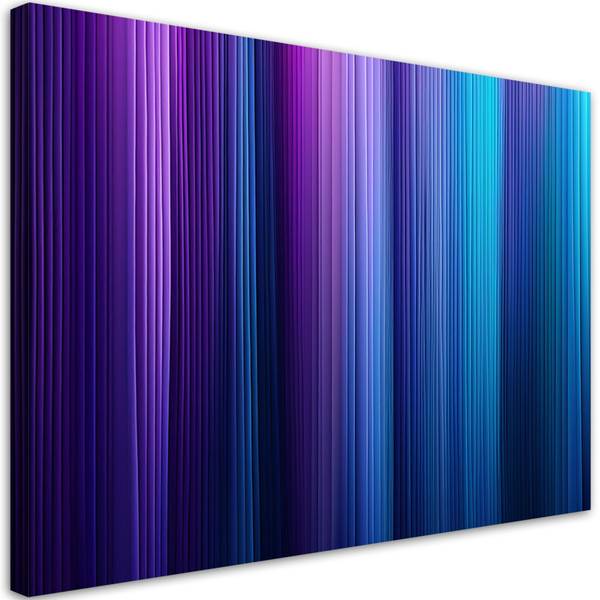 Wandbild abstraktion vertikale streifen 60 x 40 cm