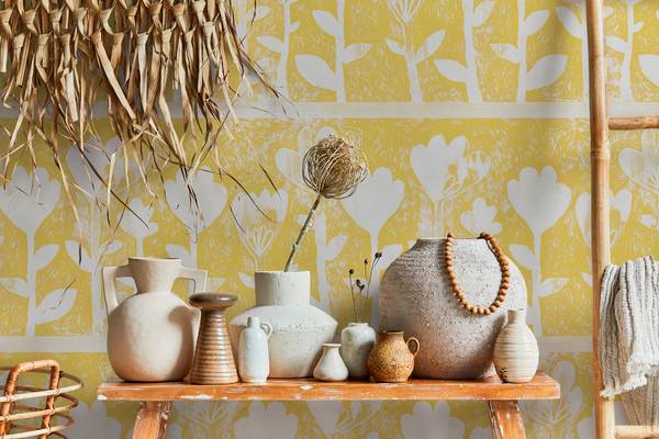 Panorama-Tapete Tulipano Gelb