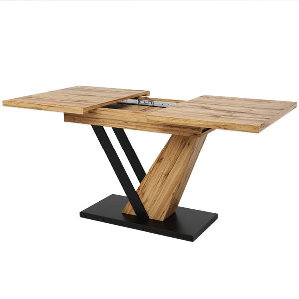 Esstisch Ausziehbarer VERTEXNEXXX Braun - Holzwerkstoff - 120 x 76 x 75 cm