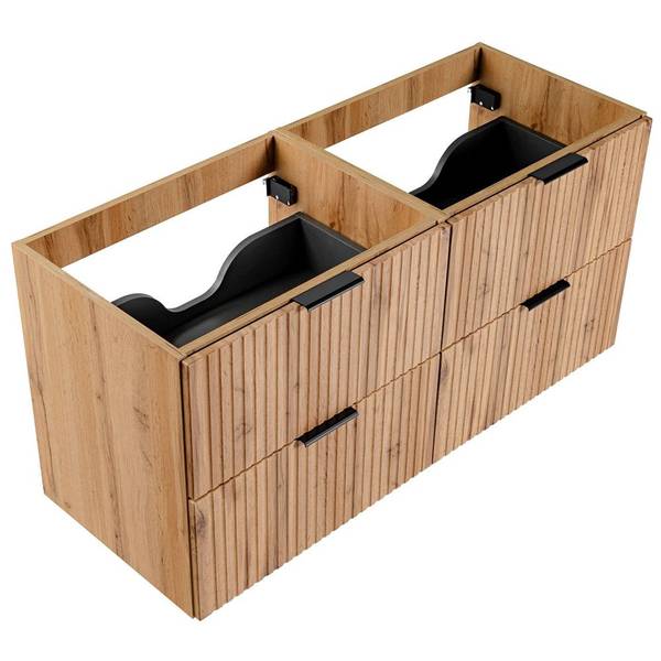 Waschbeckenschrank ADELAIDE-56-125 Braun - 120 x 57 x 46 cm