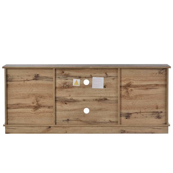 TV-Lowboard Astraios Ⅳ Schwarz - Braun - Holz