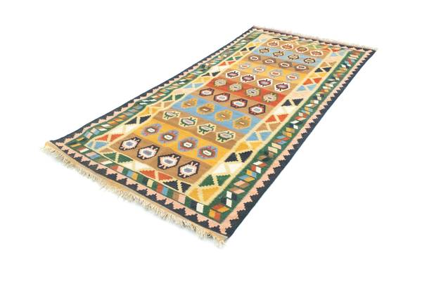 Orientteppich Läufer Oriental Wolle - 128 x 1 x 256 cm