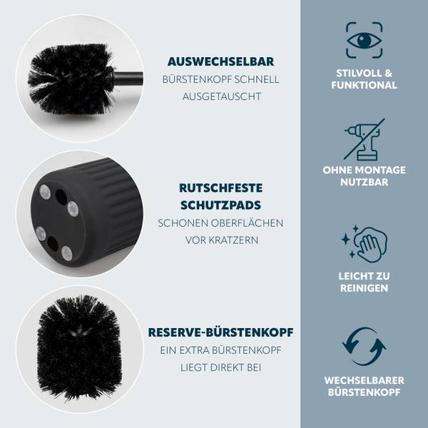 Bad-Accessoires CASCINA Schwarz