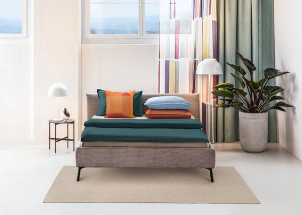Housse de duvet FLIMS Marron foncé - 160 x 210 cm