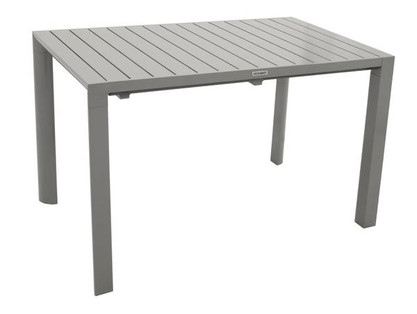 Gartengarnitur BAGO 5-teilig Schwarz - Grau - Aluminium - 70 x 74 x 120 cm