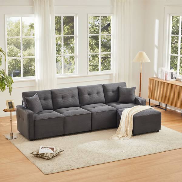 Ecksofa CHANGE Ⅳ Grau