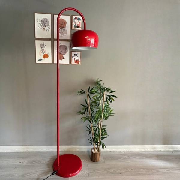 Stehlampe Darel Rot